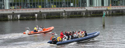 Seaforce take passengers on the Clyde